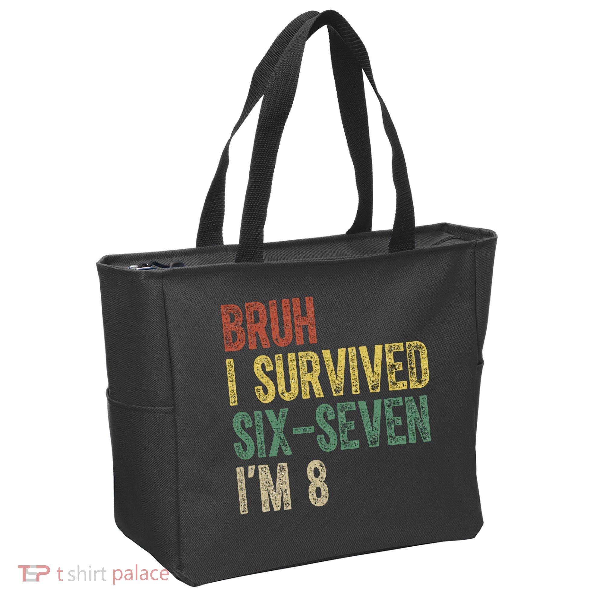 8th Birthday Outfit I`m 8 Year Old Six Seven Bruh 6-7 Tote Bag