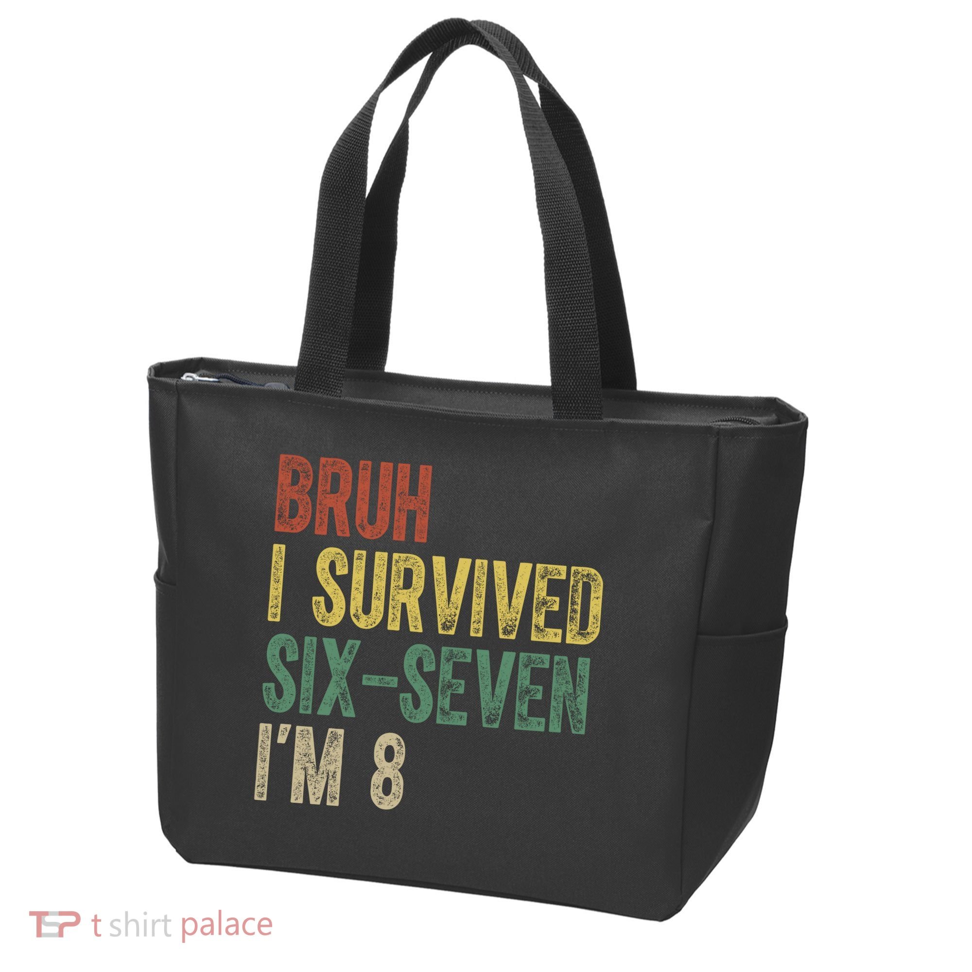 8th Birthday Outfit I`m 8 Year Old Six Seven Bruh 6-7 Tote Bag