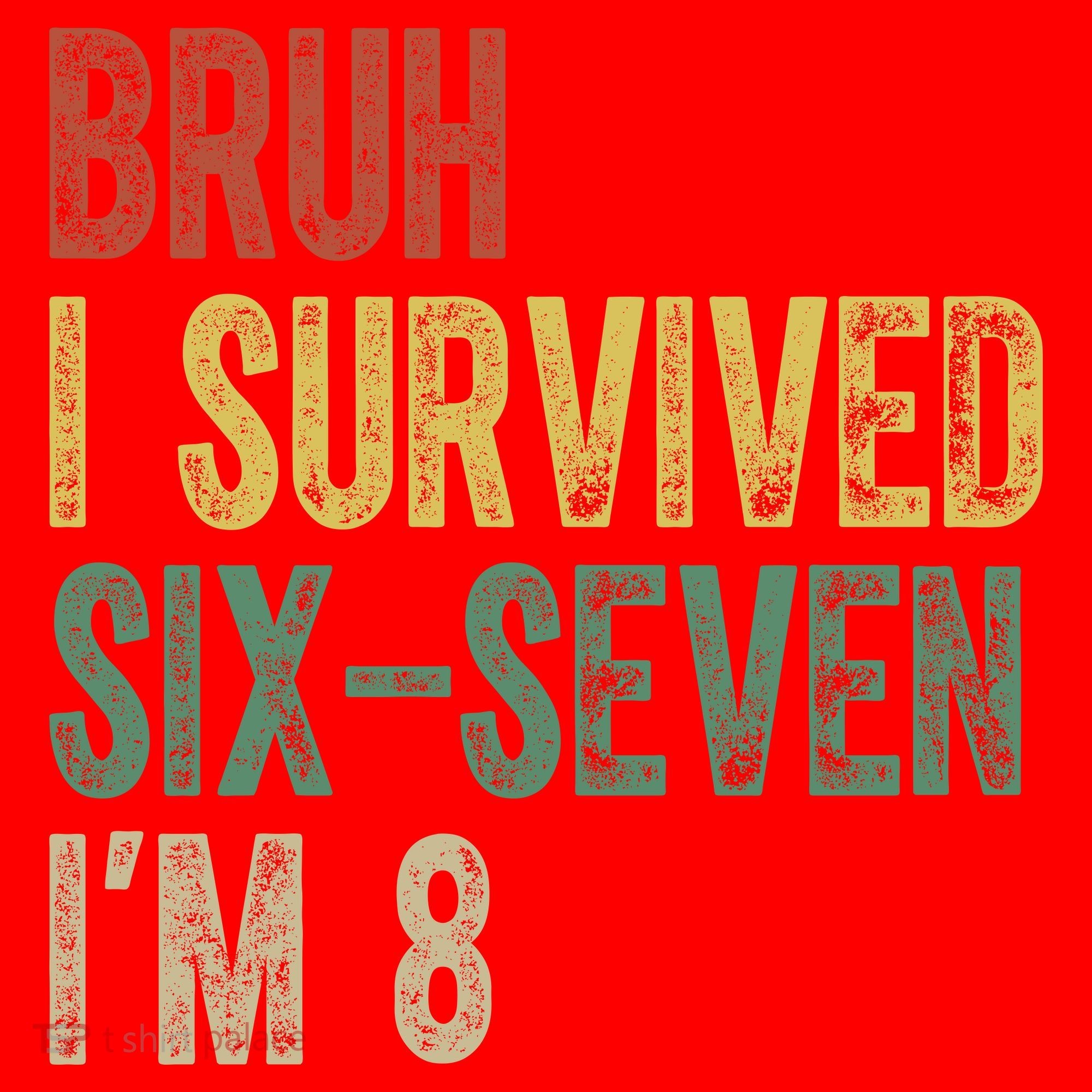 8th Birthday Outfit I`m 8 Year Old Six Seven Bruh 6-7 Santa Hat
