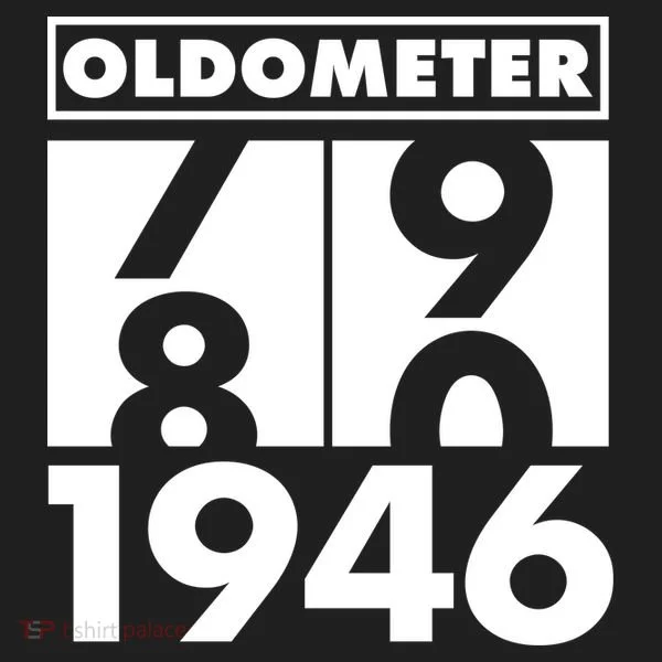 80th Birthday Oldometer 1946 Women's Sweatshirt
