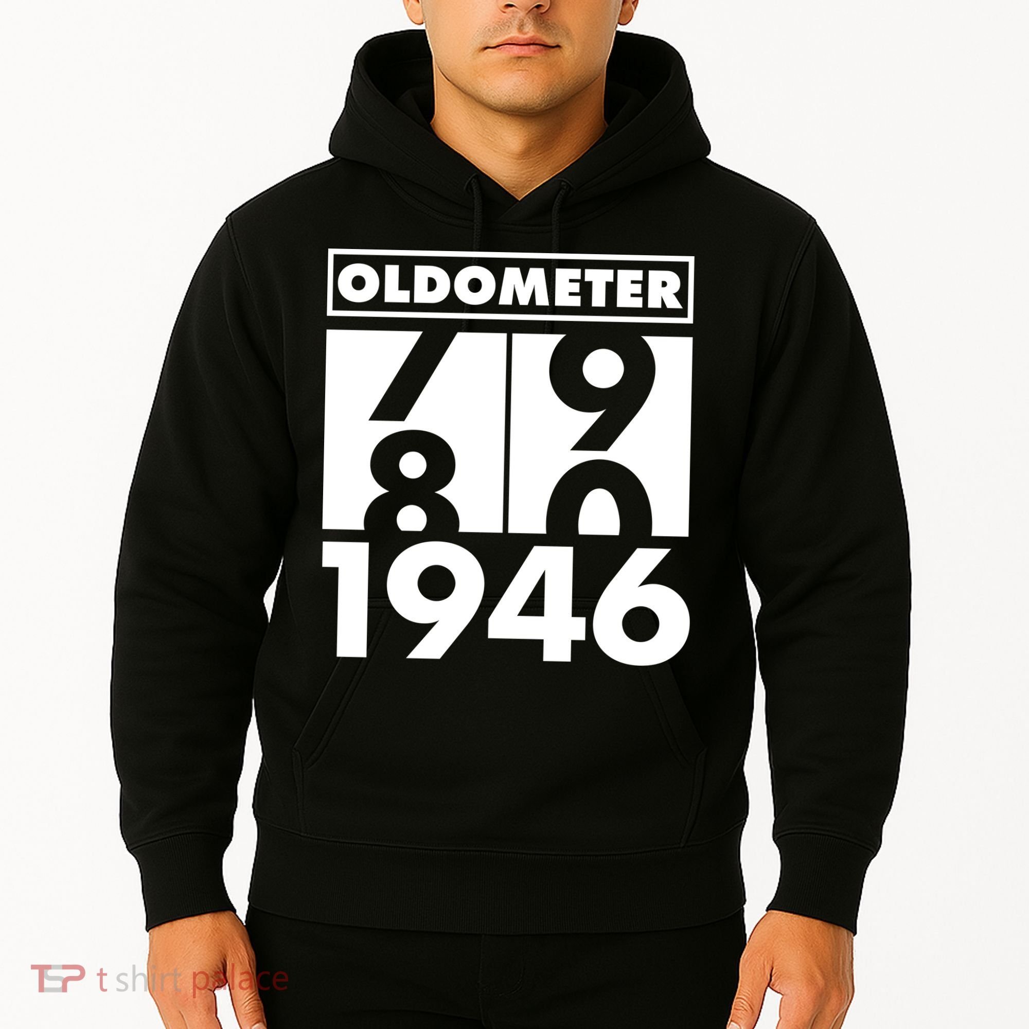 80th Birthday Oldometer 1946 Hoodie
