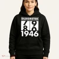 80th Birthday Oldometer 1946 Hoodie thumb 5