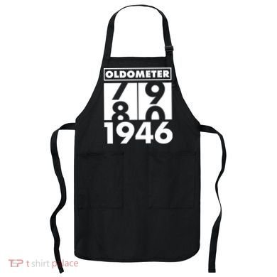 80th Birthday Oldometer 1946 Apron
