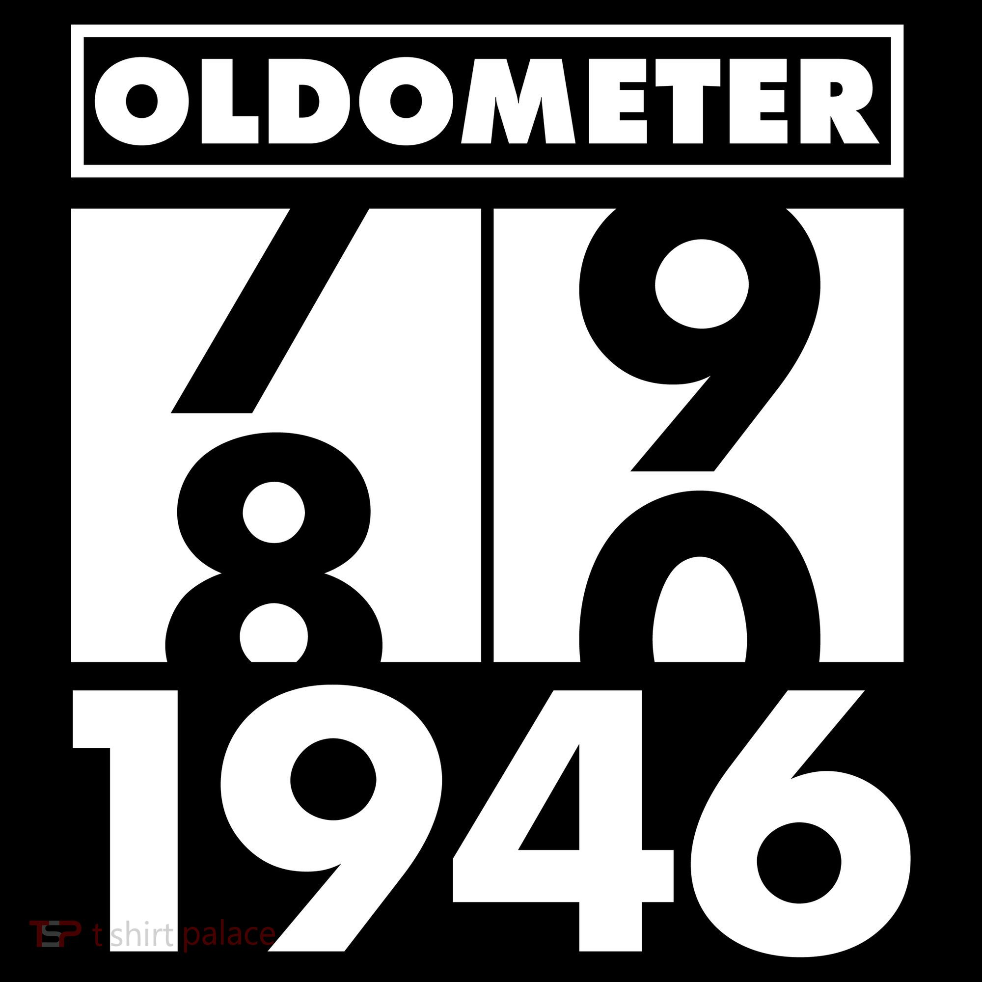 80th Birthday Oldometer 1946 Bucket Hat