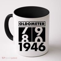 80th Birthday Oldometer 1946 Coffee Mug thumb 0