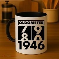 80th Birthday Oldometer 1946 Coffee Mug thumb 4
