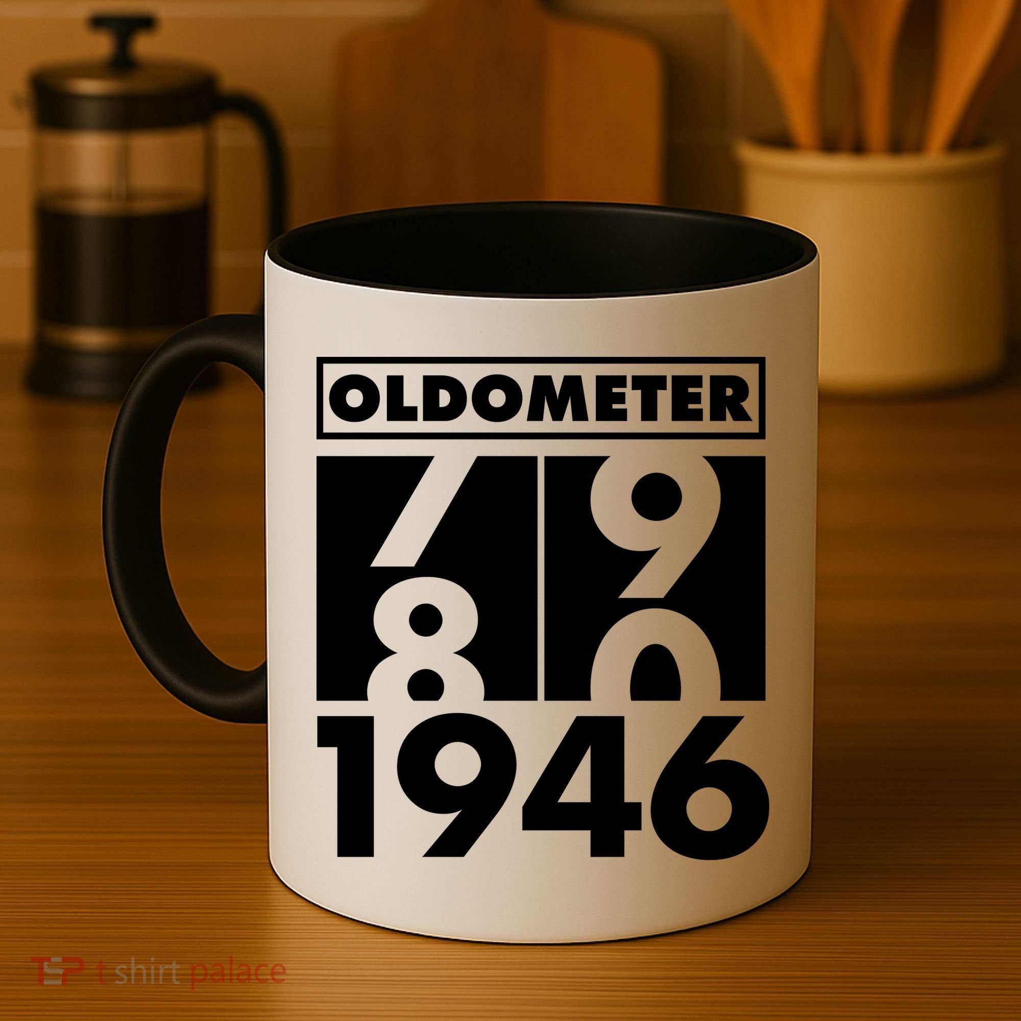80th Birthday Oldometer 1946 Coffee Mug