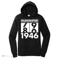 80th Birthday Oldometer 1946 Women's Hoodie thumb 0