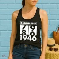 80th Birthday Oldometer 1946 Women's Tank Top thumb 2