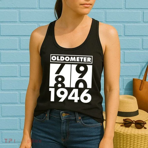 80th Birthday Oldometer 1946 Women's Tank Top