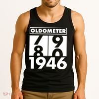 80th Birthday Oldometer 1946 Tank Top thumb 3
