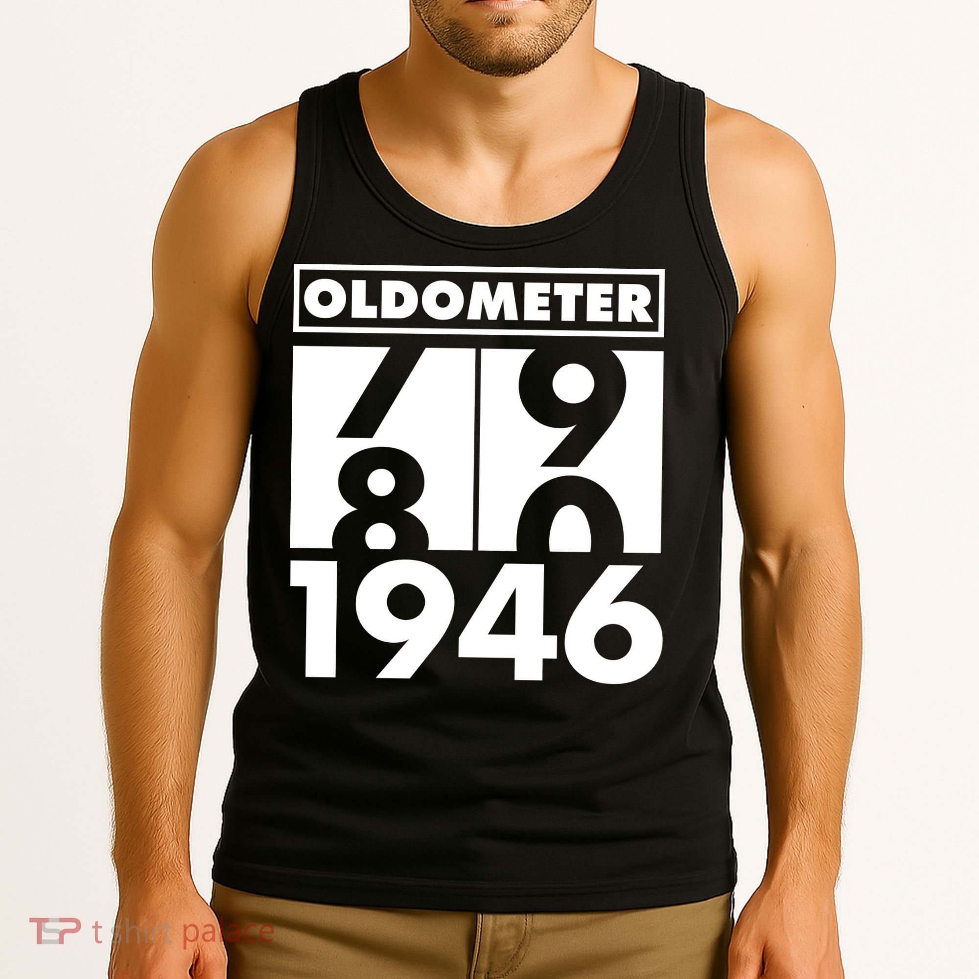 80th Birthday Oldometer 1946 Tank Top