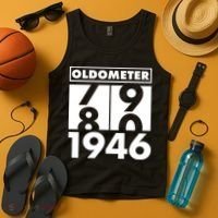 80th Birthday Oldometer 1946 Tank Top thumb 4