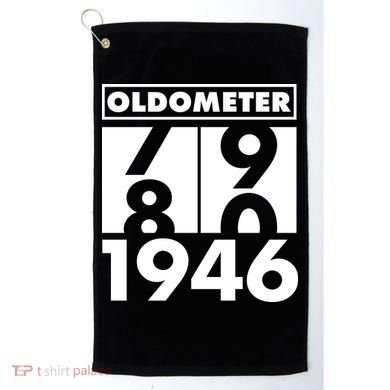80th Birthday Oldometer 1946 Golf Towel