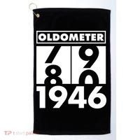 80th Birthday Oldometer 1946 Golf Towel thumb 0