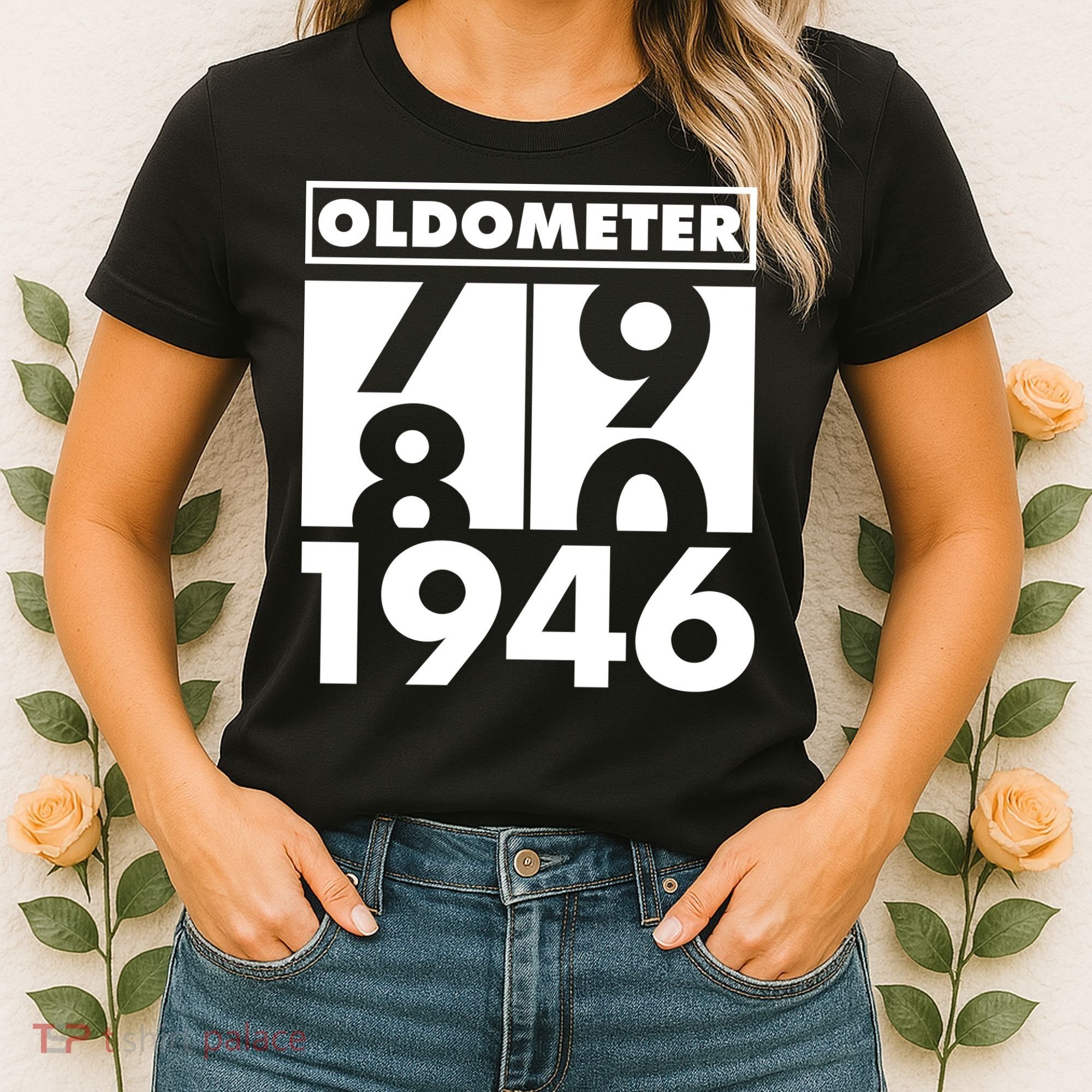 80th Birthday Oldometer 1946 Women's T-Shirt