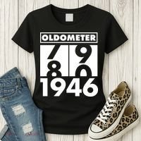80th Birthday Oldometer 1946 Women's T-Shirt thumb 3