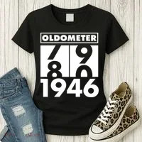 80th Birthday Oldometer 1946 Women's T-Shirt thumb 3