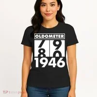80th Birthday Oldometer 1946 Women's T-Shirt thumb 4