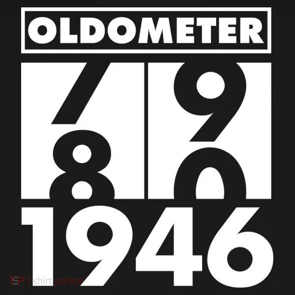 80th Birthday Oldometer 1946 Women's T-Shirt