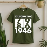 80th Birthday Oldometer 1946 T-Shirt thumb 2