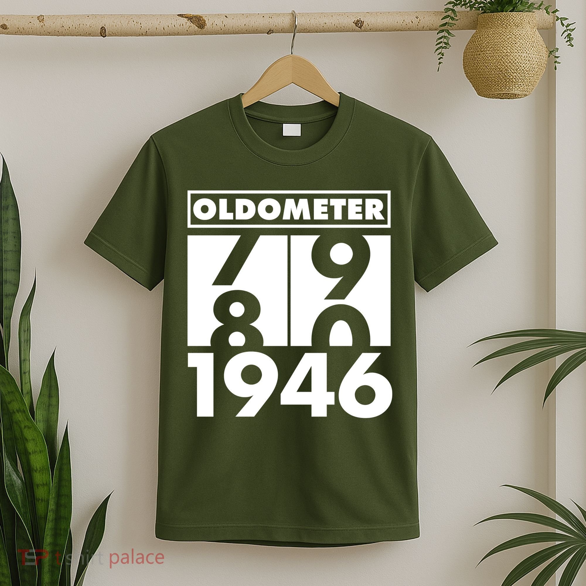 80th Birthday Oldometer 1946 T-Shirt