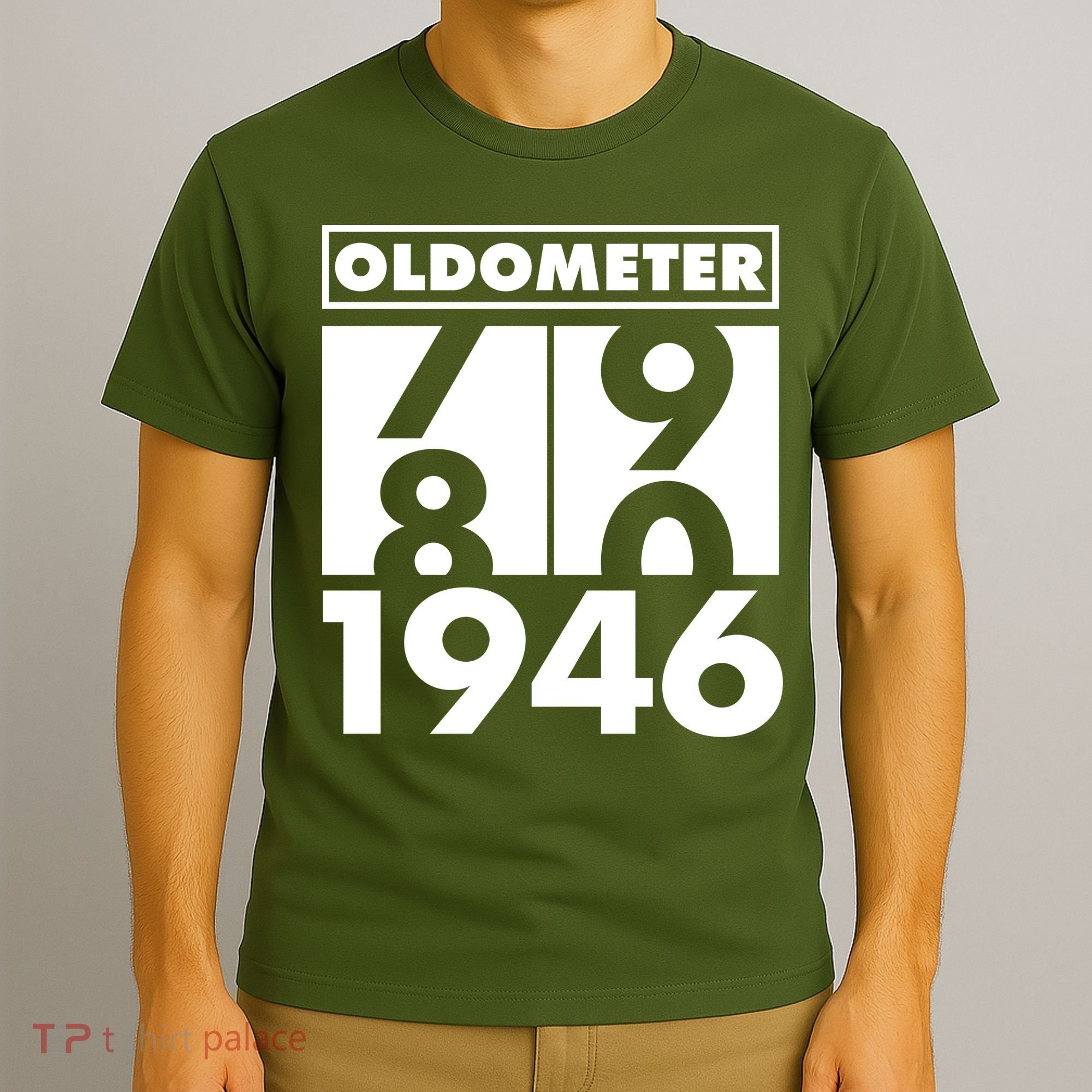 80th Birthday Oldometer 1946 T-Shirt