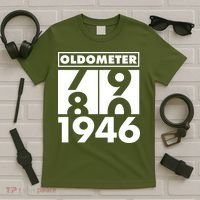 80th Birthday Oldometer 1946 T-Shirt thumb 5