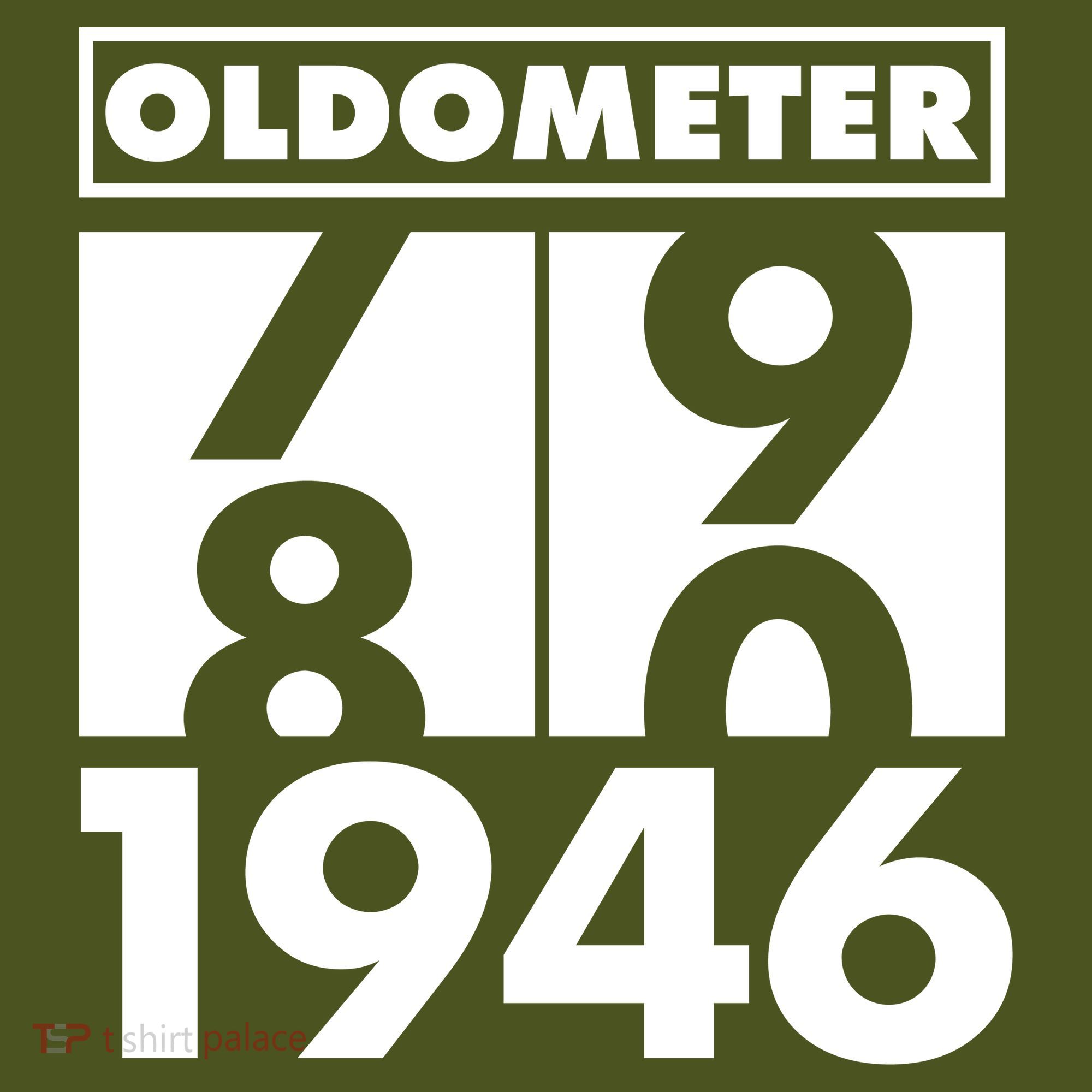 80th Birthday Oldometer 1946 Backpack