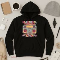 80th Birthday Oldschool Boombox 1946 Hoodie thumb 3