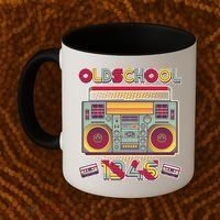 80th Birthday Oldschool Boombox 1946 Coffee Mug thumb 2