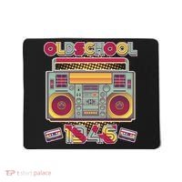 80th Birthday Oldschool Boombox 1946 Mousepad thumb 0
