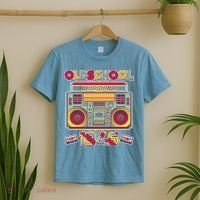 80th Birthday Oldschool Boombox 1946 T-Shirt thumb 2