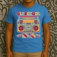 80th Birthday Oldschool Boombox 1946 T-Shirt thumb 3