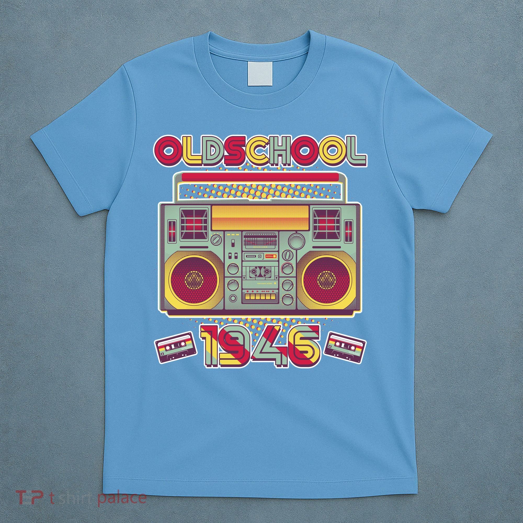 80th Birthday Oldschool Boombox 1946 T-Shirt