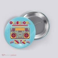 80th Birthday Oldschool Boombox 1946 Button thumb 0