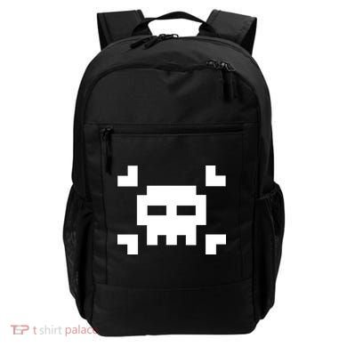 8 Bit Skull Backpack