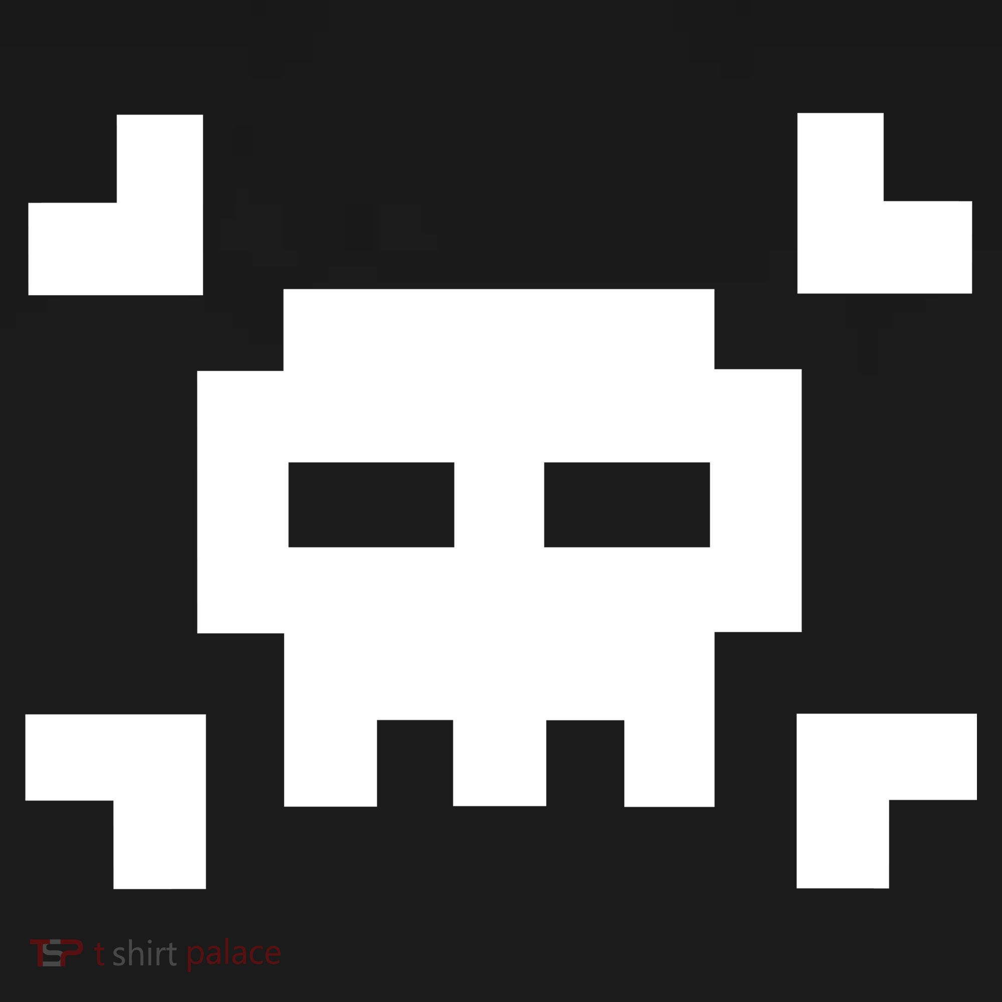 8 Bit Skull Ornament