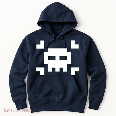 8 Bit Skull Hoodie