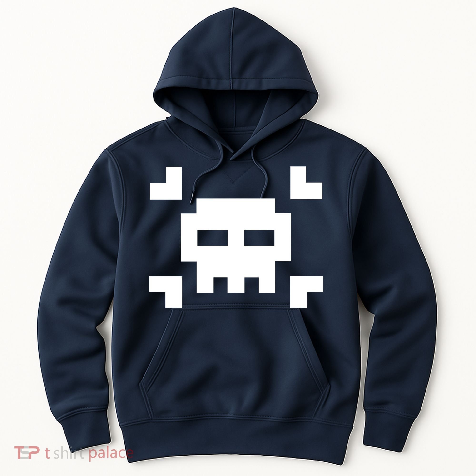 8 Bit Skull Hoodie