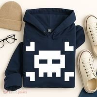 8 Bit Skull Hoodie thumb 4