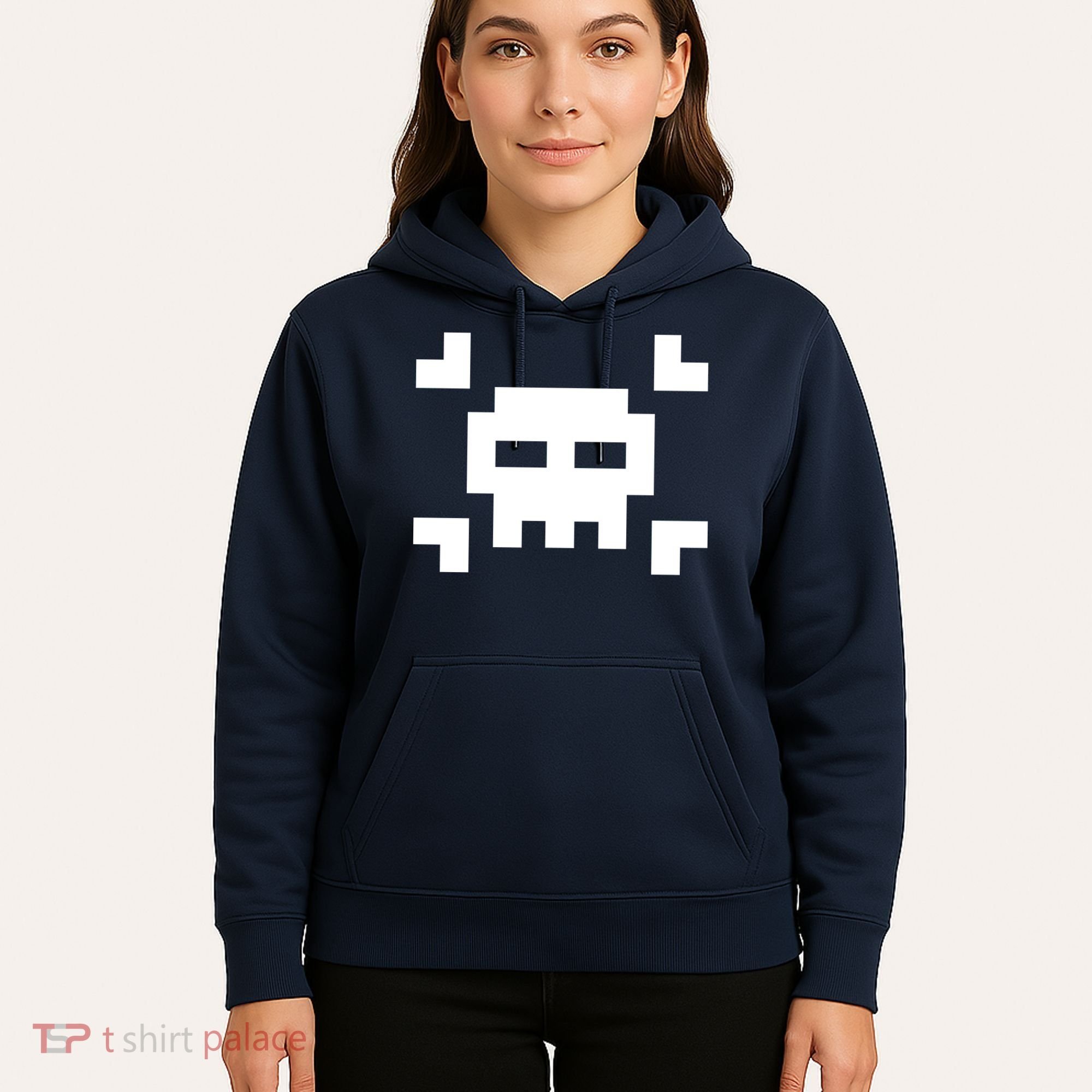 8 Bit Skull Hoodie
