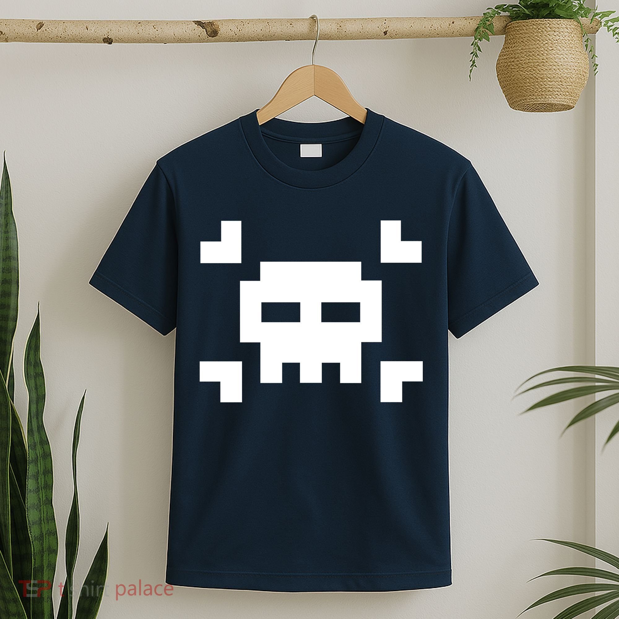 8 Bit Skull T-Shirt