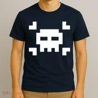 8 Bit Skull T-Shirt thumb 3