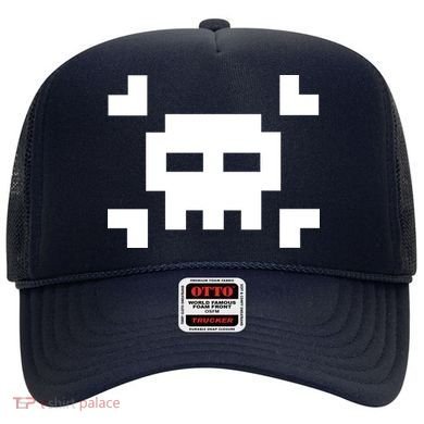 8 Bit Skull Hat