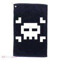 8 Bit Skull Golf Towel thumb 0