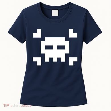 8 Bit Skull Women's T-Shirt
