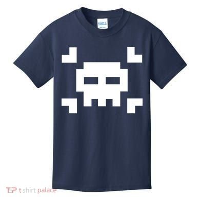 8 Bit Skull Kids T-Shirt