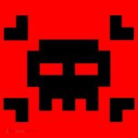 8 Bit Skull Santa Hat thumb 1
