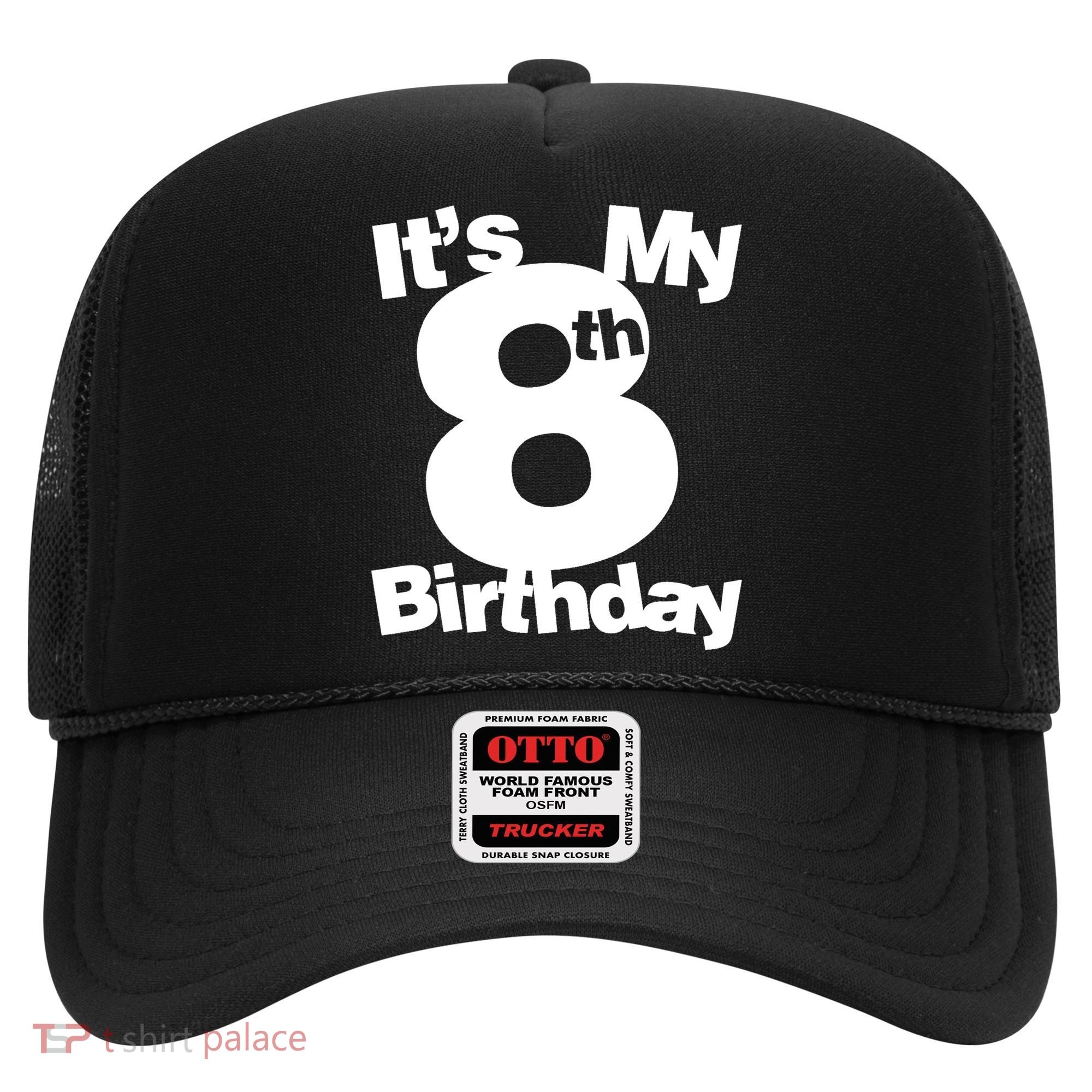 8th Birthday Shirt. Its My 8th Birthday 8 Year Old Birthday TShirt Hat